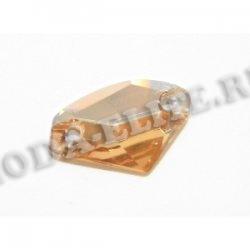 Стразы пришивные 3256 19*11,5мм Foiled (1шт) цвет:001GSHA-Crystal Gold