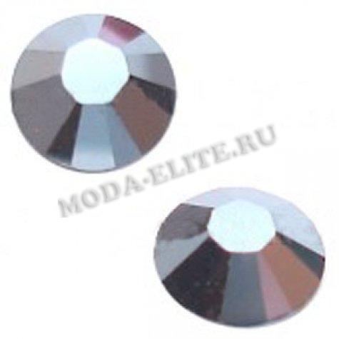 Стразы 2038 SS 8 Silver-Foiled Hotfix (10шт) цвет:280HEM-Jet Hematite