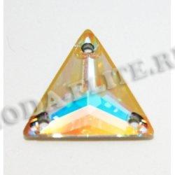 Стразы пришивные 3270 16мм Foiled (1шт) цвет:001AB-Crystal AB