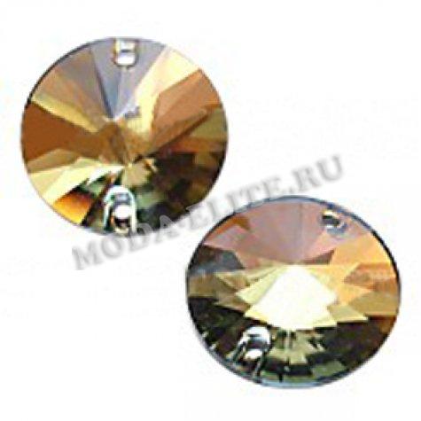 Стразы пришивные 3200 14мм M-Foiled (1шт) цвет:001TAB-Crystal Tabac