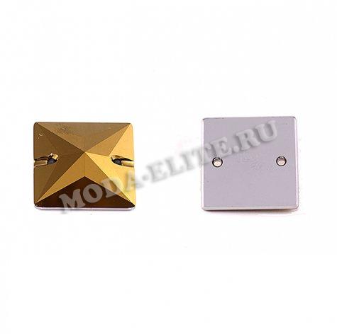 Стразы пришивные 3240 22мм M-Foiled (1шт) цвет:001DOR-Crystal Dorad