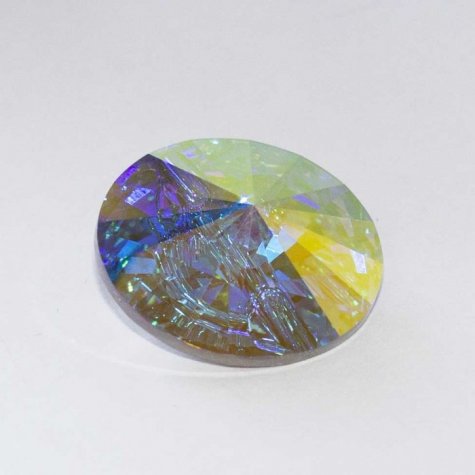 Пуговица 3015 18мм M-Foiled (6шт) цвет:001AB-Crystal AB