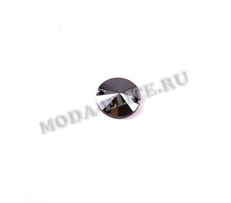 Стразы пришивные 3200 14мм Unfoiled (1шт) цвет:280HEM-Jet Hematite