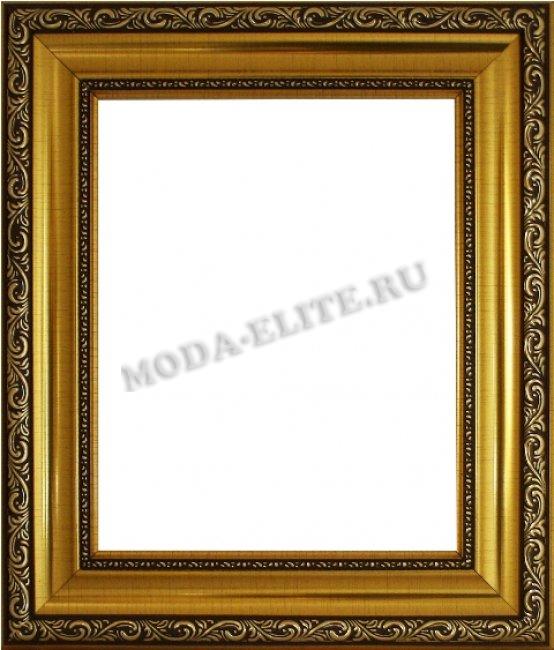 Декоративная рама F5427-14045-2 из пластикового багета 24*30см, толщина стекла 2мм ширина багета 5,4см (1шт) цвет:золото/коричневый