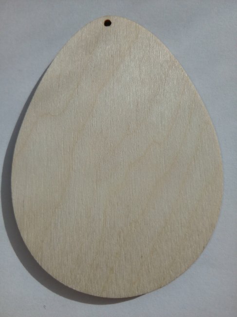 Добрый мастер деревянная заготовка для декупажа №18179 "Яйцо" 5,8*7,8см (1шт) цвет:дерево