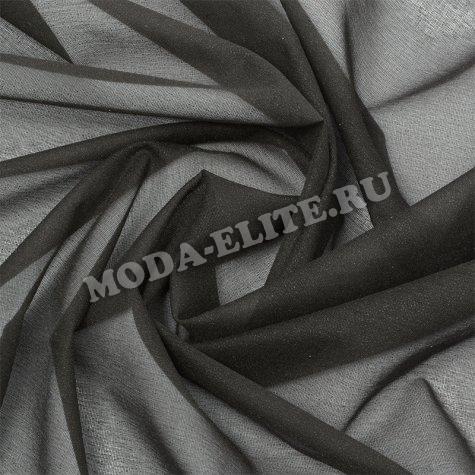 Дублерин клеевой эластичный для легких тканей, шифона плотность 18г/кв.м  (1,5*1м) цвет:черный