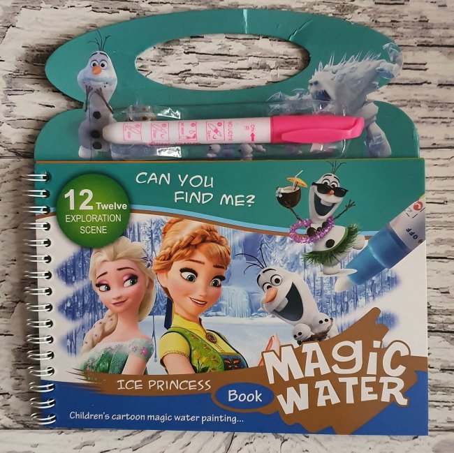 Водная раскраска  412 "Magic Book" с маркером А5 (1шт)