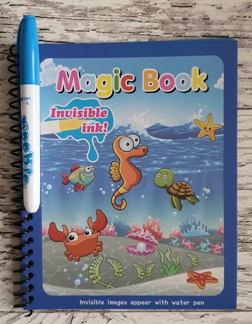 Водная раскраска  411 "Magic Book" с маркером А5 (1шт)