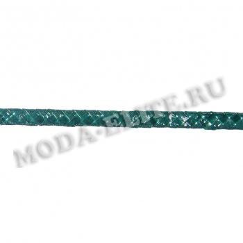 Шнур декоративный BG6360 плетеный 4мм (10м) цвет:127-зеленый